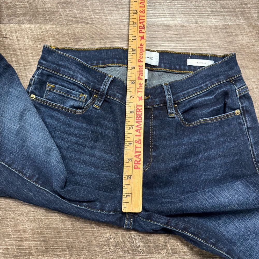 FRAME DENIM Le Garçon Jeans 24 - Picture 4 of 9